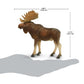 Safari Ltd. Bull Moose Figurine - Detailed 4.5" Plastic Model Figure - Fun Educational Play Toy for Boys, Girls & Kids Ages 3+