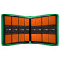 Ultra Pro E-15741 Ultra Pro-12 Pocket Zippered Pro Binder-Green, M