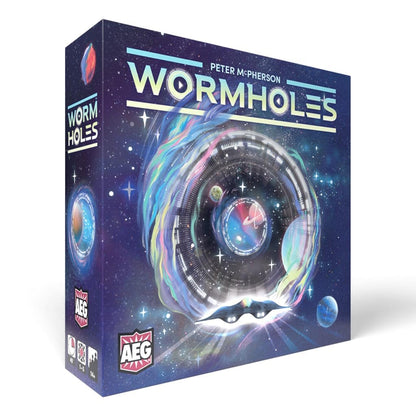 AEG Wormholes | Connect the Galaxy, Warp Ships | Science Fiction Space Exploration Modular Pick-Up and Deliver Board Game | 1-5 Players | Ages 10+
