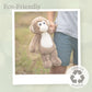 World's Softest Plush Stuffed Animal for Baby, Toddler, Kids, Adults - Adorable Toy Made from Kid-Friendly, Quality Materials - Lushee MoMo Monkey