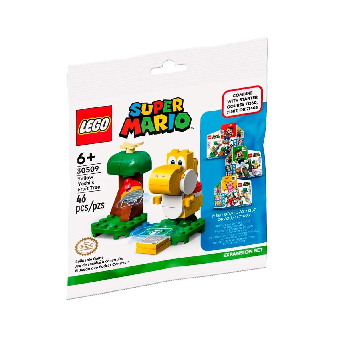 LEGO 30509 Yellow Yoshi’s Fruit Tree Expansion Set Polybag