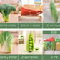 GracesDawn Green Simulation Vegetables, red Peppers, Broccoli, Bitter Melon, peas, Cabbage Vegetable Stuffed Plush Toys, Pillows Lumbar Pillows, Ideal