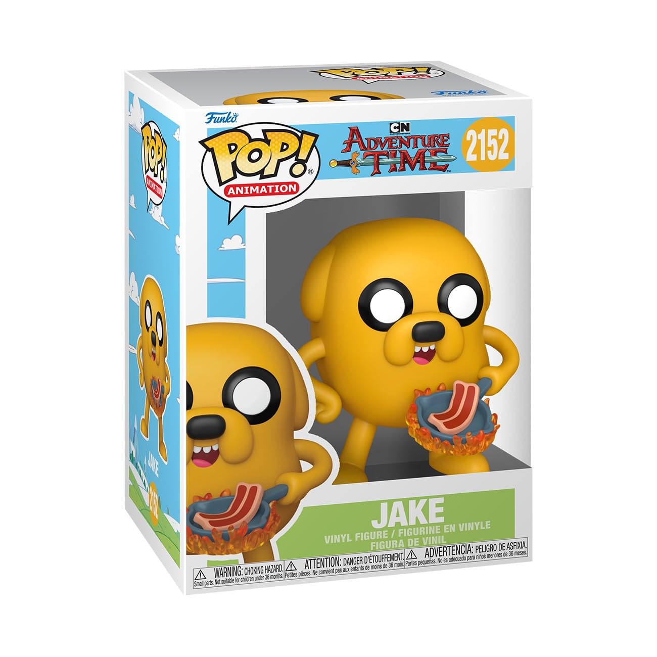 Funko Pop! Animation: Adventure Time - Jake - Collectable Vinyl Figure - Gift Idea - Official Merchandise - Toys for Kids & Adults - Cartoon Fans