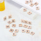 100 PCS Wood Letter Tiles Wooden Tiles