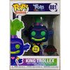 Funko Pop Movies #881 - Trolls: World Tour - King Trollex (Glow in the Dark) (Exclusive)