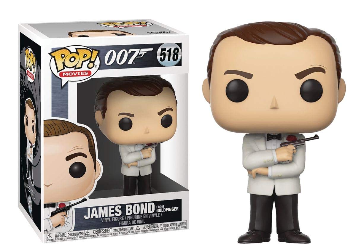 Funko Pop! Movies: James Bond - Sean Connery with White Tux Collectible Figure