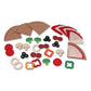 Melissa & Doug Felt Food Mix And Match Pizza Play Food Set - 42 Pieces Felt Pizza Play Set For Kids Kitchen, Pretend Toy For Toddlers And Kids Ages 2+