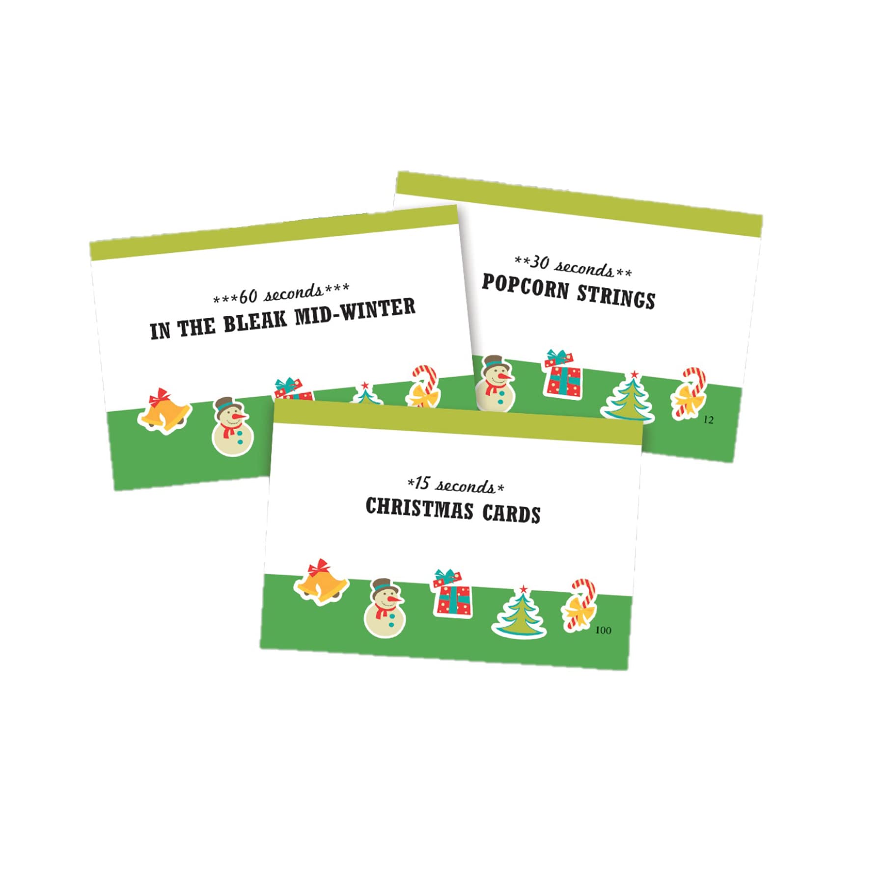 Christmas Charades Game - Outset Media, Holiday Family Game, Features 300 Charades, Develops Critical Thinking, Builds Imagination & Supports