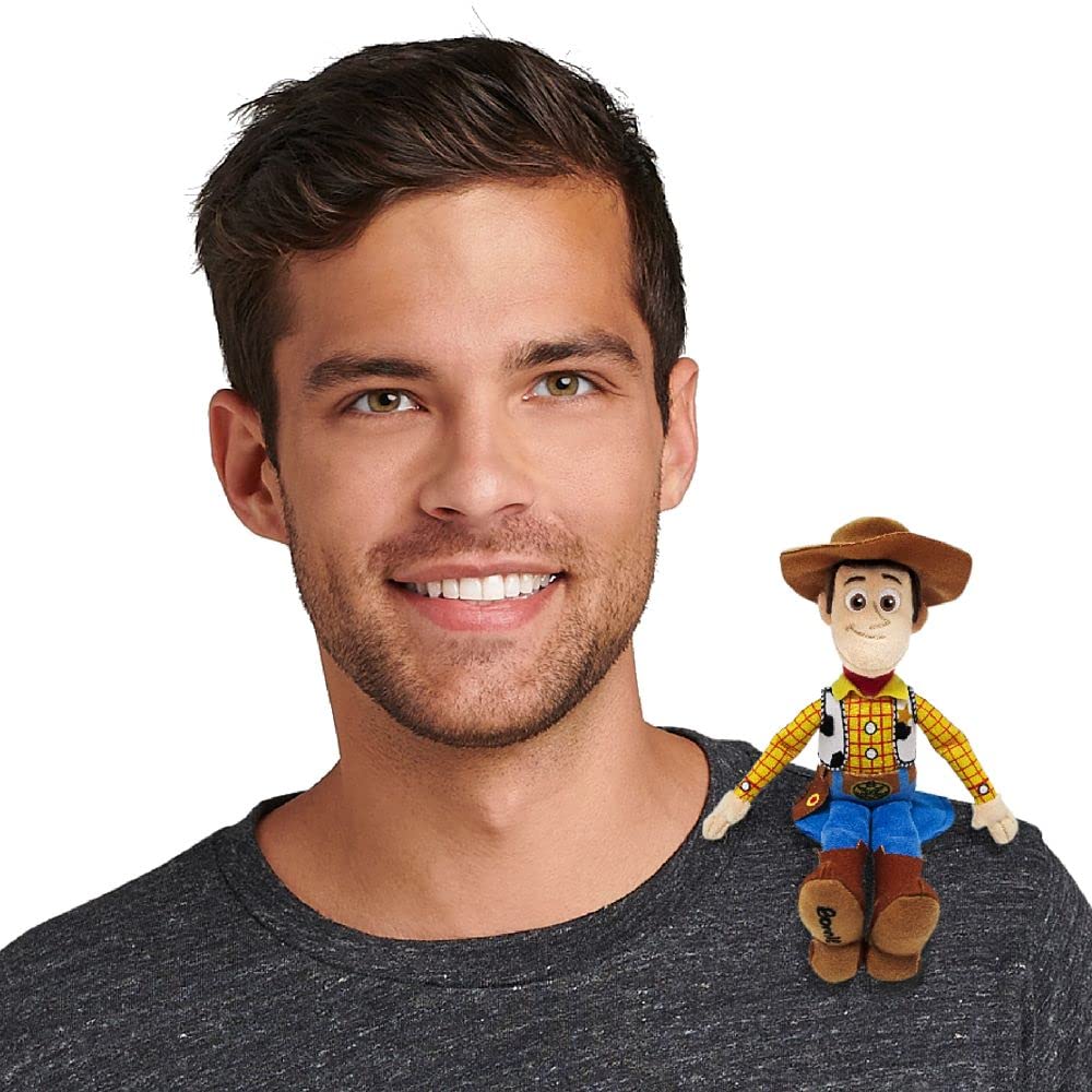 Disney Pixar Woody Magnetic Shoulder Plush - Toy Story - 5 Inches