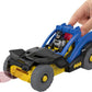 Imaginext DC Super Friends Batman Toy Rally Car with Disk Launcher and Figure for Preschool Pretend Play Ages 3+ Years