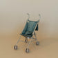 Doll Stroller - Neutral Color Lightweight & Flexible Stroller - Baby Doll Stroller for Kids 3+ - Chic Floral Print - 22" (Olive Green)