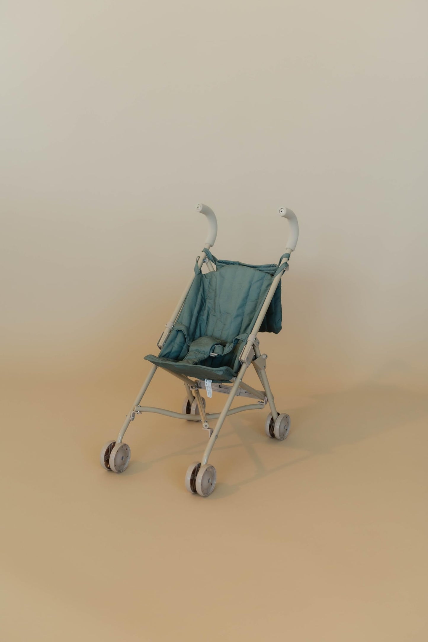 Doll Stroller - Neutral Color Lightweight & Flexible Stroller - Baby Doll Stroller for Kids 3+ - Chic Floral Print - 22" (Olive Green)