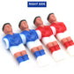 CATCYLUIS 4PCS Foosball Men, Table Soccer Men Player, Soccer Player Set, Plastic Replacement Parts, Foosball Replacement Players for Football Table