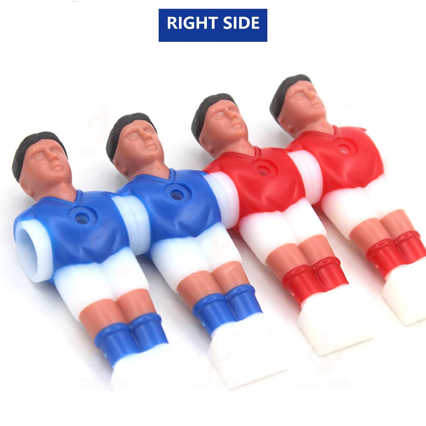 CATCYLUIS 4PCS Foosball Men, Table Soccer Men Player, Soccer Player Set, Plastic Replacement Parts, Foosball Replacement Players for Football Table