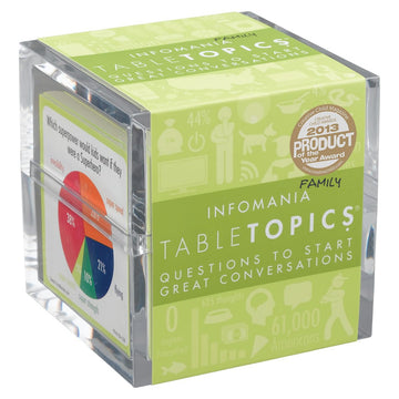 TABLETOPICS Family Infomania: Questions to Start Great Conversations