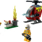 LEGO City Fire Helicopter Toy 60318 for Preschool Kids, Boys and Girls 4 Plus Years Old, with Firefighter Minifigure & Starter Brick