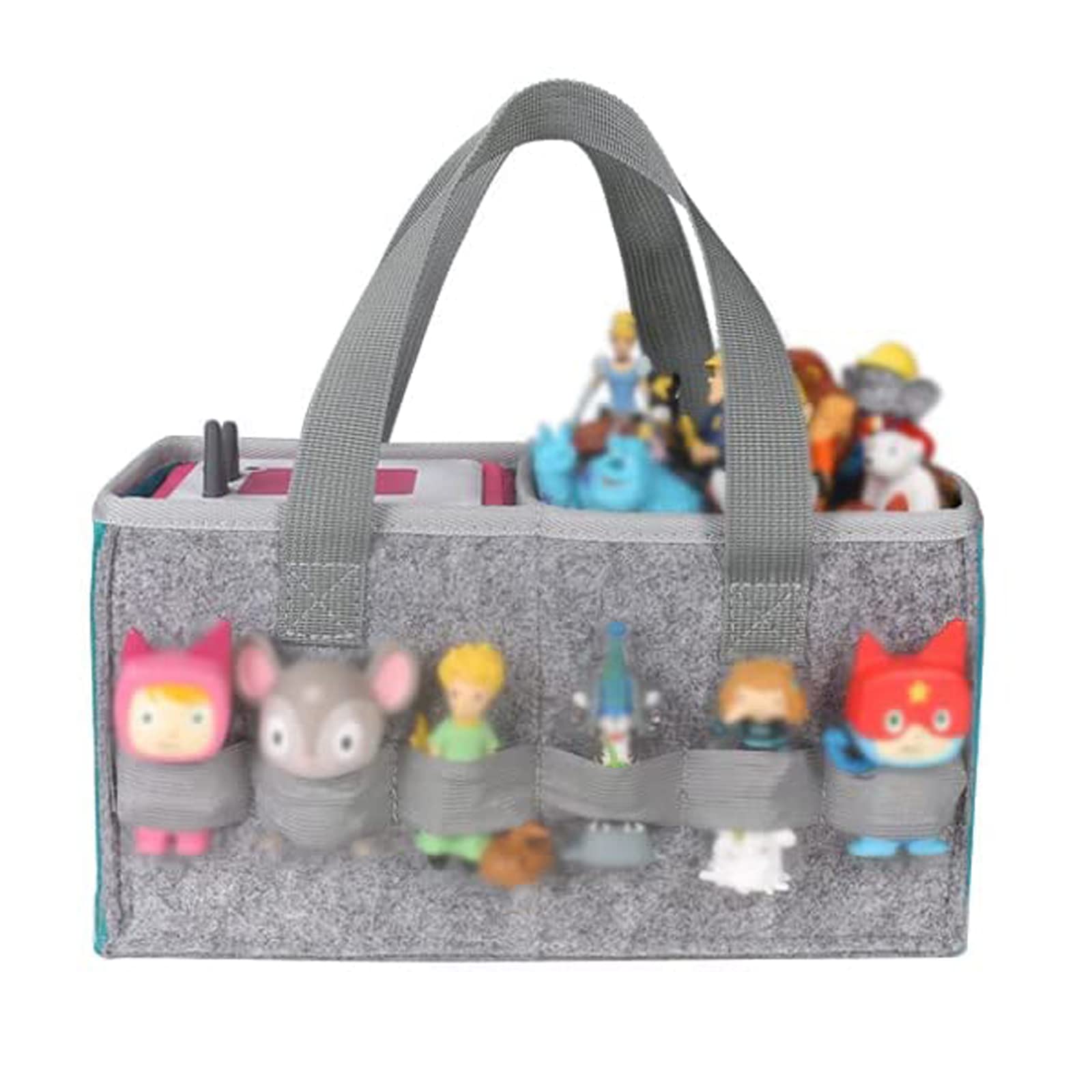 Hounyoln Carry Bag for Toniebox Audio Player Starter Set,Felt Organizer Case for Tonie Starter Set Storage Bag