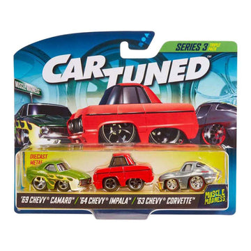 MGA Entertainment CarTuned 3 Pack Series 3- Muscle Madness