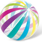 LINE42 Big Beach Ball Set for Summer, Rainbow Beach Balls for Swimming at The Pool or Beach, Set of 3, Three Jumbo Giant 42 Inch Beach Balls
