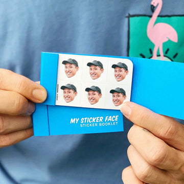 Custom Face Stickers, Pet Stickers, 0.75" Sticker Booklet - Face Sticker Book