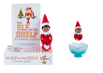 The Elf on the Shelf® Brown Eyed Girl & Matching Frost Pips™ Mini Bloom
