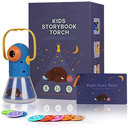 Matteobenni Kids Story Projector Night Light Educational Toy for 3-12 Boys