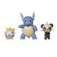 Pokémon 3 Pack-Features 2-Inch Pancham and Togepi and 3-Inch Wartortle Battle Figures