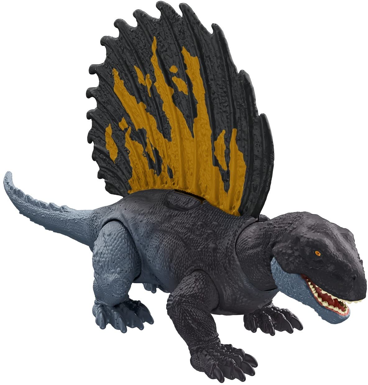 Mattel Jurassic World Strike Attack Edaphosaurus Dinosaur Action Figure Toy with Attack Feature & Movable Joints