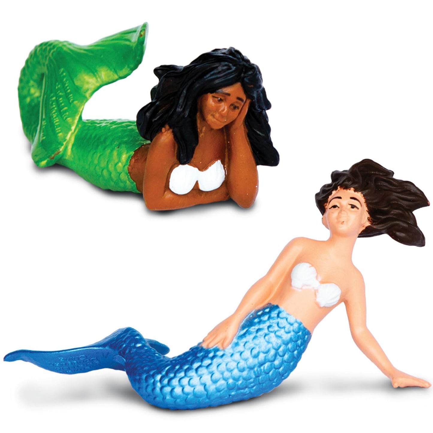 Safari Ltd. Mermaids TOOB - 6 Pieces Detailed Mini Plastic Model Figures - Fun Fantastical Play Toy for Boys, Girls & Kids Ages 3+