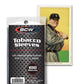 BCW Tobacco Card Sleeves | Acid-Free, Archival Quality Clear Polypropylene | 100 Sleeves per Pack | Fits Tobacco Topload Card Holder | Protect, Store
