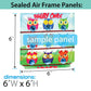 TentandTable Air Frame Game Panel ONLY, Ball & Bag Toss, Baseball Pitch