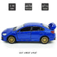 Metanyl Impreza WRX STI Toy Car Racing Sports Diecast Model Car 1/36 Scale Metal Pull Back Vehicle, Doors Open, Zinc Alloy Casting, Boys Toys Kids