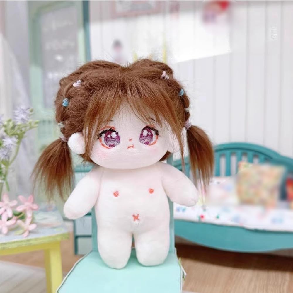 niannyyhouse 4 Inch Plush Doll Body, Humanoid Stuffed Toy with Glossy Finish, Skeleton Design, 10cm (5-with Skeleton)