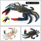 DOYIFUN Realistic Crab Marine Animal Model Toys, 2 Pcs Simulated Sea Life Animals Figurine Collection Sea Creature Science Educational Props Toys