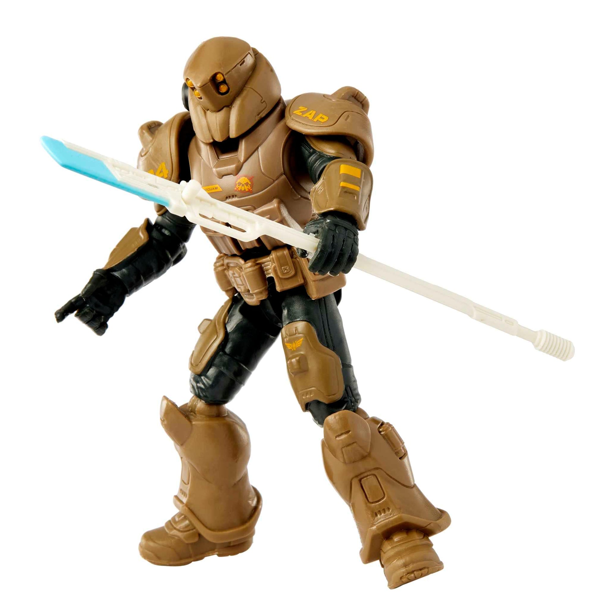 Mattel Disney and Pixar Lightyear Action Figure & Accessory Set, ZAP Commander Marquam with Spear, 5-inch Collectible with 12 Posable Joints