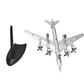 LATUROP Tu-95MS Military Bomber Model, 1:200 Scale Metal Diecast Airplane Displays, Alloy Simulation Aircraft Models for Gift and Collection.