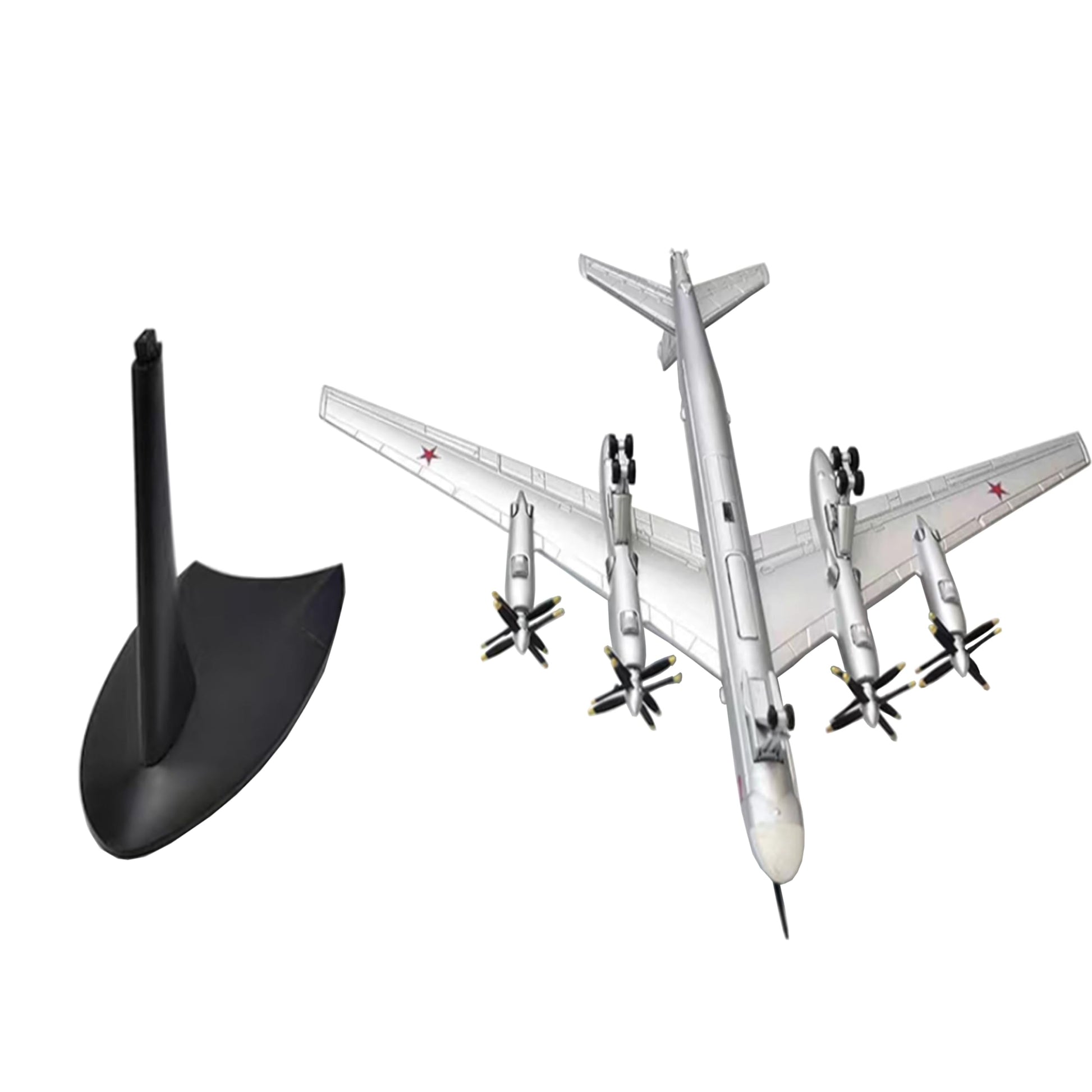 LATUROP Tu-95MS Military Bomber Model, 1:200 Scale Metal Diecast Airplane Displays, Alloy Simulation Aircraft Models for Gift and Collection.