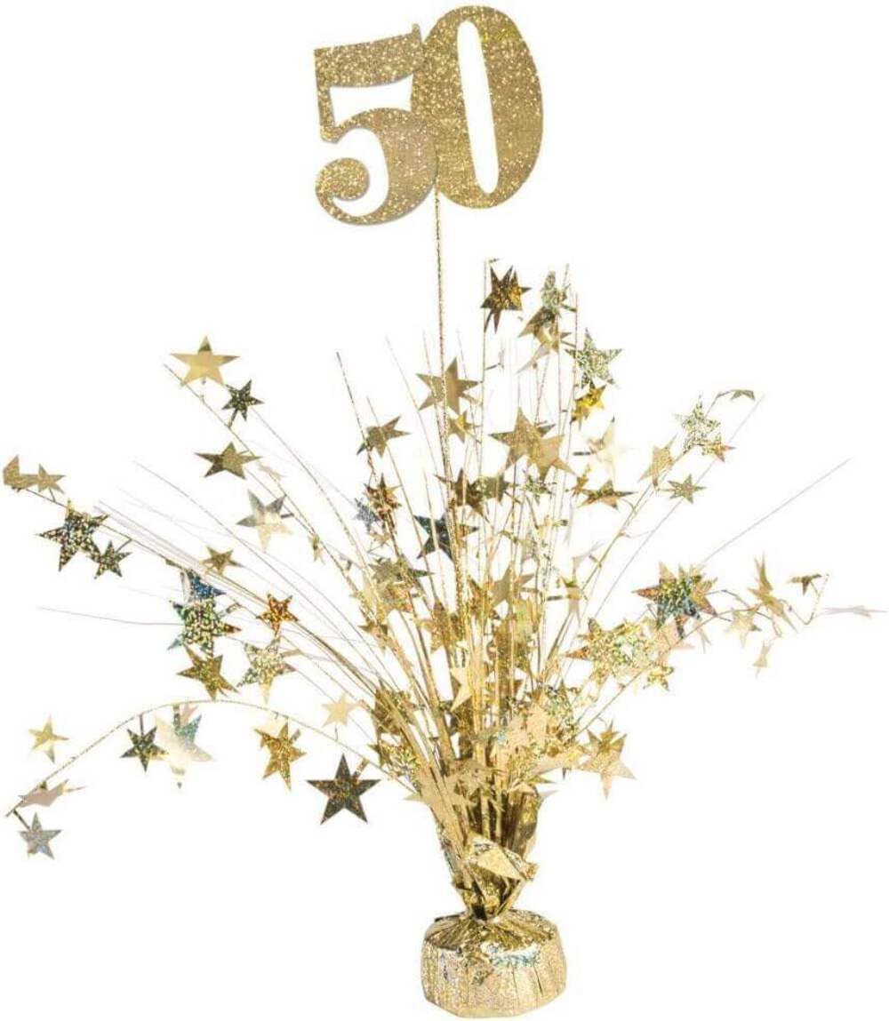 Forum Novelties Special Occasion Centerpiece, Gold