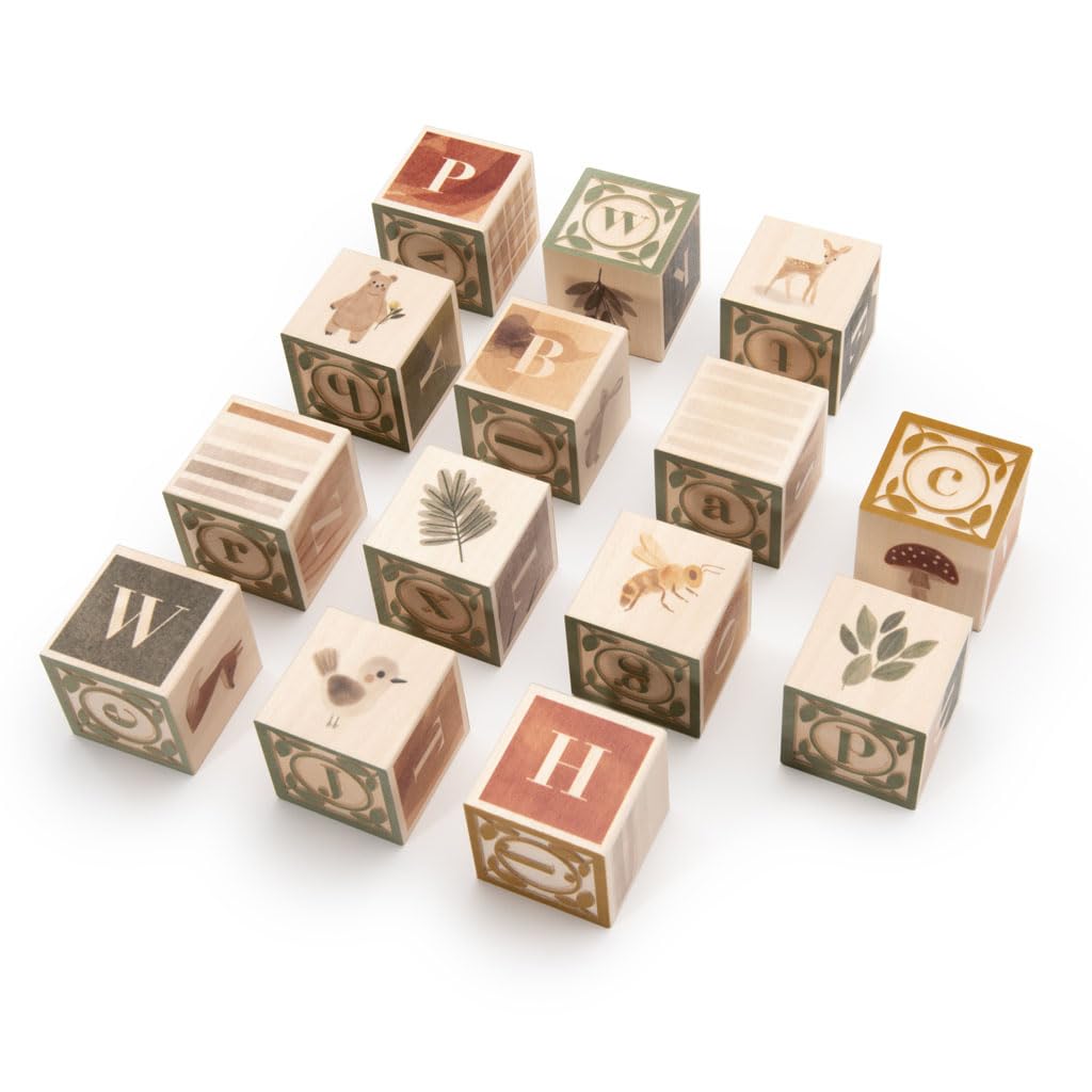Uncle Goose Watercolor ABC Blocks - Made in the USA