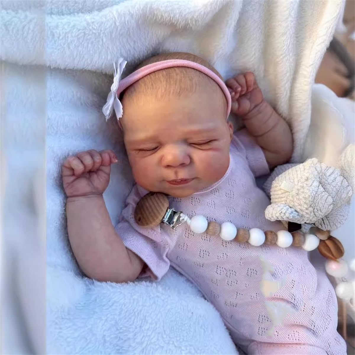 GYCV Realistic Newborn Baby Dolls Twins - 19 Inch Reborn Baby Dolls Twins Girl, Lifelike Baby Dolls Soft Body, Silicone Vinyl Newborn Baby that Look