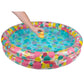 Duck Pond Pool Inflate (3' X 6") Funky Color Inflatable Kiddie Pool Could be Used as Weighted Matching Game Duckies