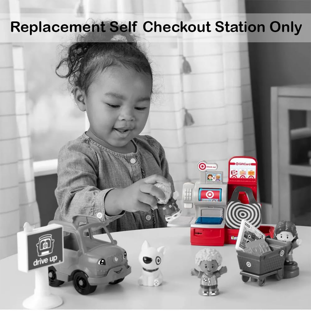 Fisher-Price Replacement Part for Collectible Little People Target Run Dollhouse Playset HXX97 - Replacement Self Checkout Station