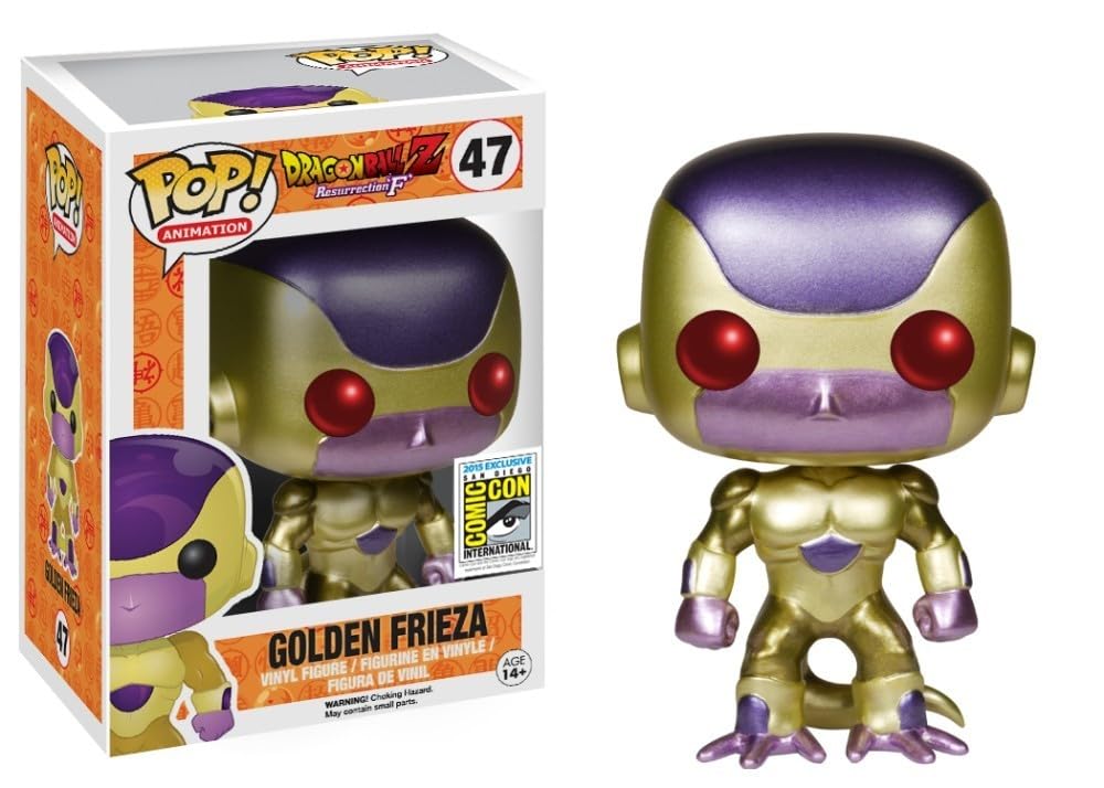 Funko Pop Golden Frieza No. 47 Action Figure with Red Eyes