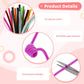 1300 Pcs Pipe Cleaners Craft Set, Chenille Stems in 13 Colors, 30 Flower Stalks, 2 Rolls Floral Tape, Pearl Stickers and Stamens, 11.8 in Bendable
