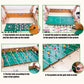 14 Inch Foosball Table, Wooden Soccer Game Tabletop, Mini Indoor Table Soccer Set for Game Rooms, Parties, Family Night