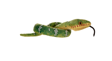 Wild Republic Green Coiled Snakes Emerald Tree Boa Stuffed Animal - 36"