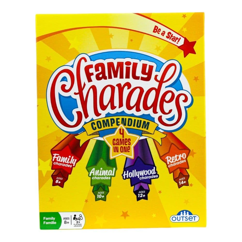 Family Charades Compendium 4-in-1 Game by Outset