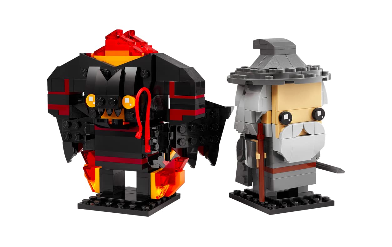 Lego BrickHeadz 40631 Gandalf the Grey & Balrog Set