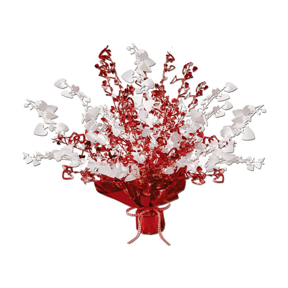 Heart Gleam 'N Burst Centerpiece 15in., Pkg/1