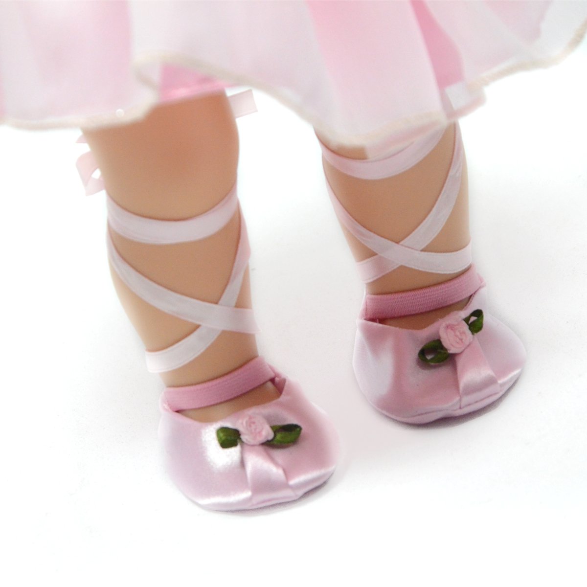 Ballet Ballerina Dance Doll Dress Clothing - Fits American Girl and 18 inch Doll - Ballet Slippers Also Included